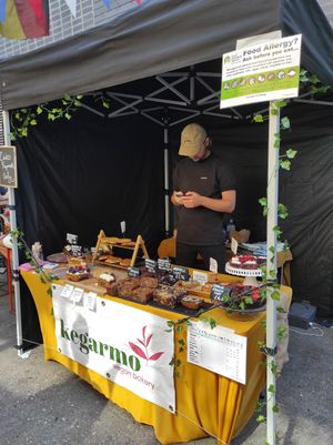 Stall at Kegarmo in South East London