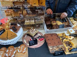 The stand at the market at Kegarmo in South East London