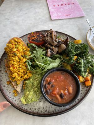 Vegan breakfast   at The Skinny Kitchen - Eivissa in Ibiza