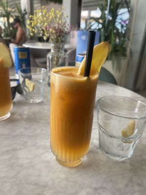 Apple, carrot & ginger juice   at The Skinny Kitchen - Eivissa in Ibiza