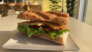 Tofu Terriyaki Sandwich  at CHEESYLAZY in Jeju