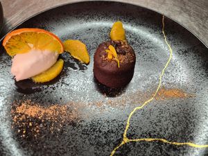 dessert at La Campagne St Lazare Chambres & Spa - B&B in Forcalquier