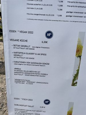 Leckere Vegane Optionen auf der Karte!  at Happen Poel in Poel