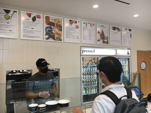 Front counter at Pressed Juicery - Lenox Hill in New York City