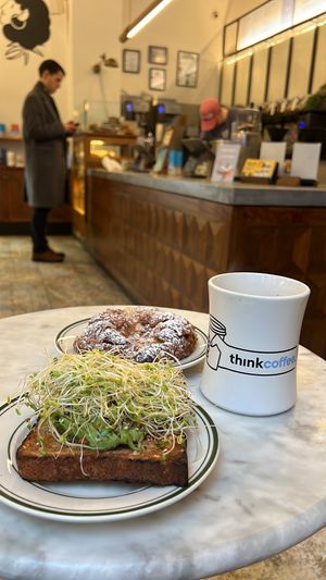   at Think Coffee in New York City