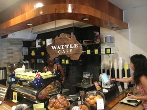 Counter at Wattle Cafe in New York City