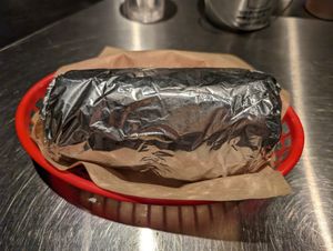 Full size burritos! at Qué Pasa - Downtown in Kyoto