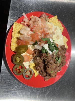 Veg Nachos  at Qué Pasa - Downtown in Kyoto