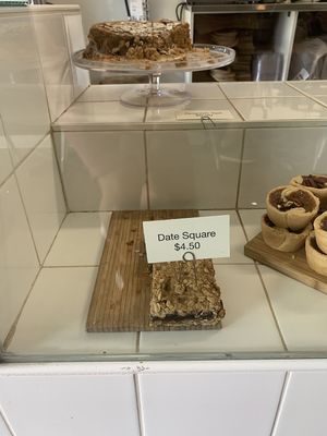 Vegan date square   at AMOKA Coffee and Bites in Vancouver