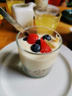 Vegan Breakfast menue at Café & Bistro zur Schmiede in Simmerath