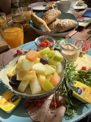 Obstsalat  at Cafe & Bar Celona in Bremen