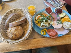 Buenos Dias "large" breakfast at Cafe & Bar Celona in Bremen