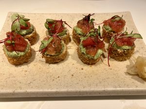 Hot veg me rolls  at Gurumê Ipanema in Rio De Janeiro