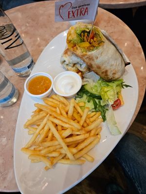Oriental wrap at Cafe Extrablatt in Vreden