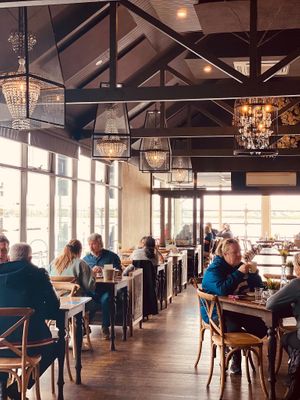 Inside  at Boatshed Restaurant in Ballarat