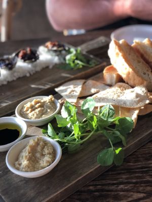 Vegan starter  at Boatshed Restaurant in Ballarat