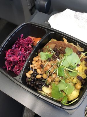   Mixed plate (6,90€) to go 😊  🚂   at Laris Love Food in Berlin