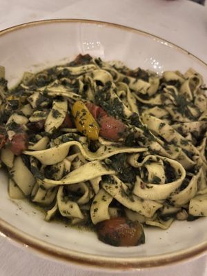 Vegan Pesto Tagliatelle   at Summer Salt in Avalon