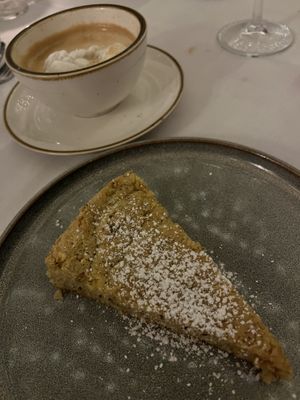Vegan Affogato with Lemon-Pistachio Cake  at Summer Salt in Avalon