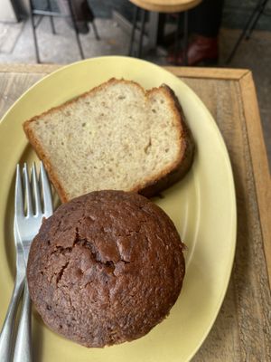Banana bread & muffin   at COYOTE in Kyoto