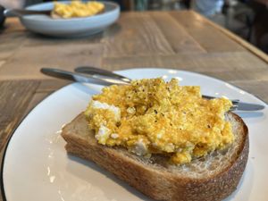 Tamago toast  at COYOTE in Kyoto