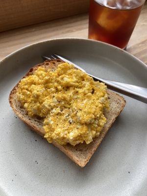 “Egg” toast 😋  at COYOTE in Kyoto