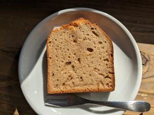 Plain banana bread at COYOTE in Kyoto
