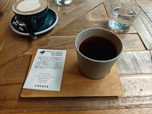 Drip coffee at COYOTE in Kyoto