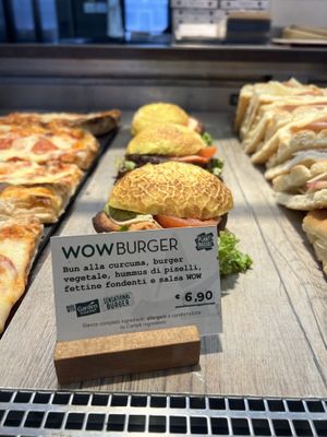 Vegan burger  at Spizzico in Bari