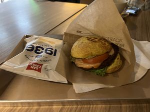 Vegan burger   at Spizzico in Bari