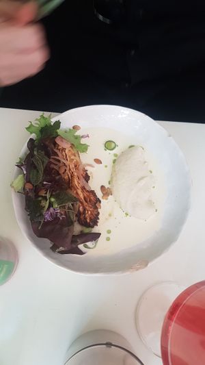 part of five course set menu at Gro in Oerebro