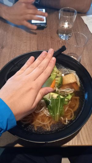It is quite big. The hand is to compare 🤣 at Sunt og Nam in Oslo