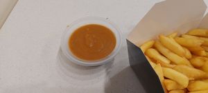 Curry sauce at Wawin Vegan Chinese in Sheffield