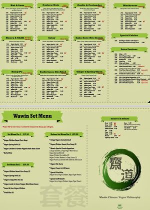   at Wawin Vegan Chinese in Sheffield