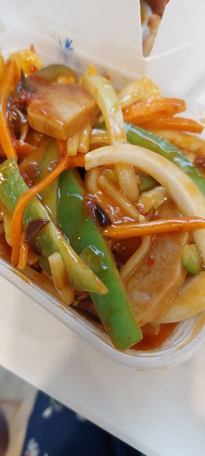 House special sezhuan at Wawin Vegan Chinese in Sheffield