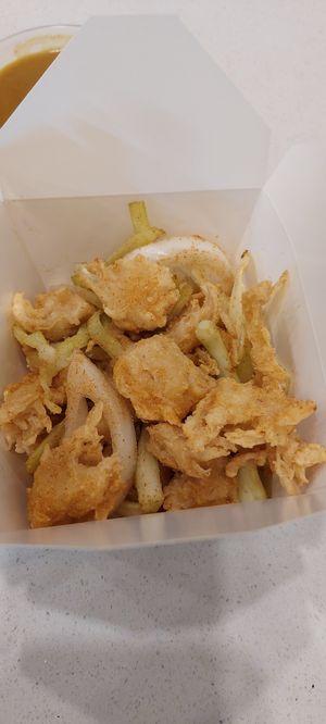 Salt and pepper "chicken" at Wawin Vegan Chinese in Sheffield