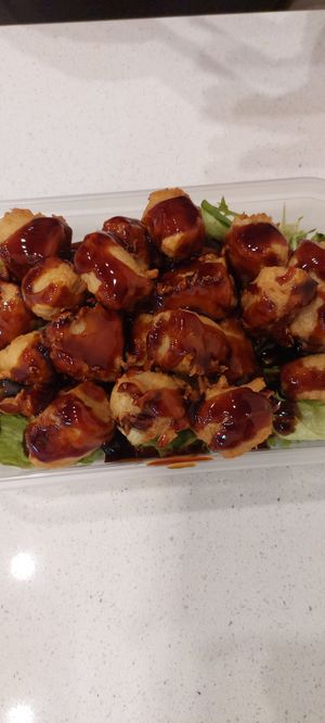 "Chicken teppanyaki" at Wawin Vegan Chinese in Sheffield