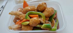 XO "Chicken" at Wawin Vegan Chinese in Sheffield