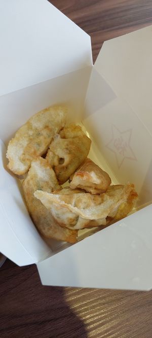 Dumplings at Wawin Vegan Chinese in Sheffield