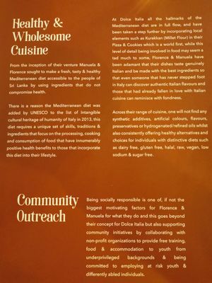 The story behind at Dolce Italia in Colombo