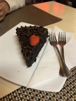 Chocolate cake vegan  at Dolce Italia in Colombo
