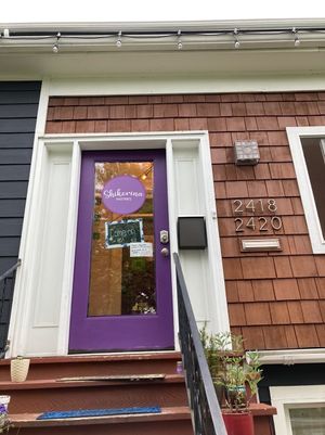 Main entrance  at Shikorina Bakeshop & Cafe in Seattle
