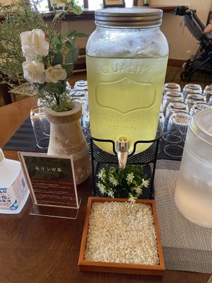 Moringa tea  at Rice Cuisine Suya - 米粉食堂S⊇YA in Yokohama