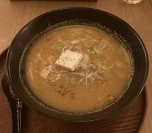 Vegan tofu ramen  at Rice Cuisine Suya - 米粉食堂S⊇YA in Yokohama