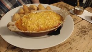 Vegan lasagne at The Seabirds Inn in Bridlington