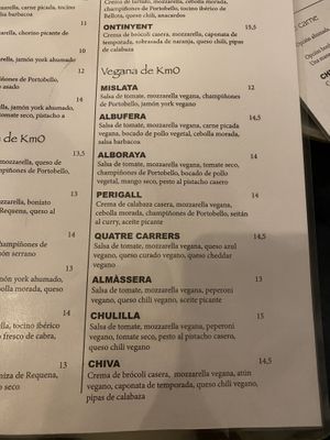   at Pizzeria Km0 in Valencia