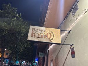 Near Machado station  at Pizzeria Km0 in Valencia