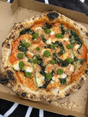 Pizza para llevar   at Pizzeria Km0 in Valencia