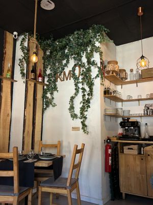 Super cool vibe/atmosphere. at Pizzeria Km0 in Valencia