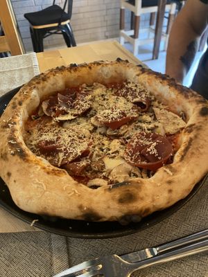   at Pizzeria Km0 in Valencia